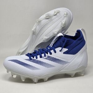 adidas Adizero Impact Football Cleats Mens Size 9.5 White Shoes IF2478 New
